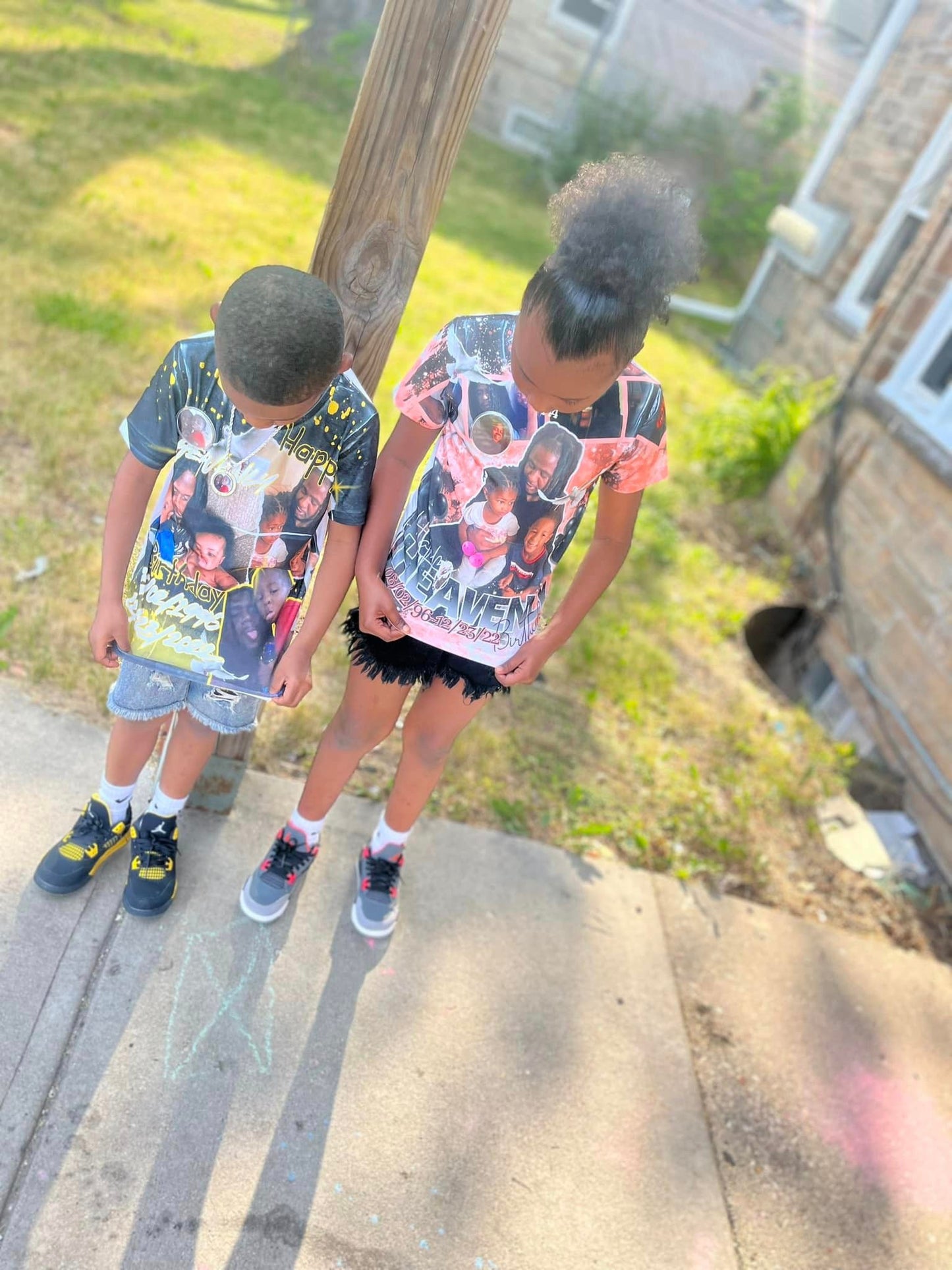 Camiseta conmemorativa 3D para niños