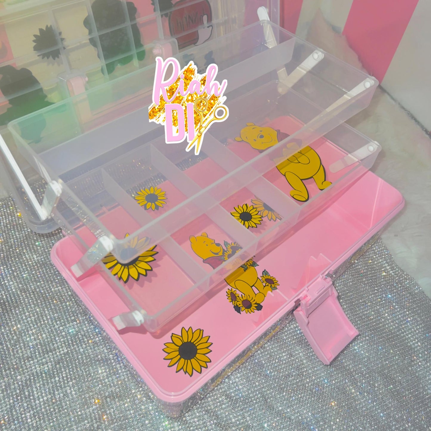 Caja de accesorios para el cabello de niñas