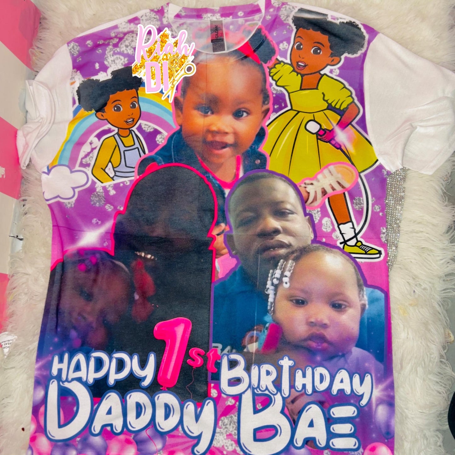 Camiseta de cumpleaños estilo 3D para adultos
