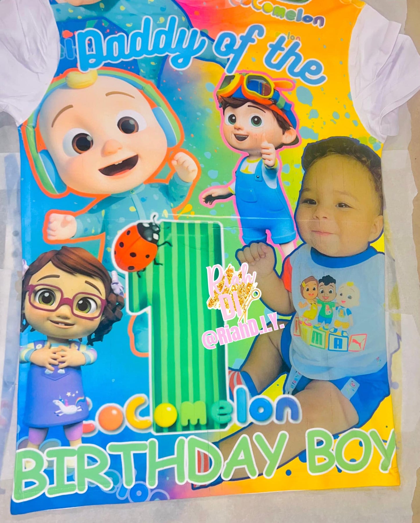 Camiseta de cumpleaños estilo 3D para adultos