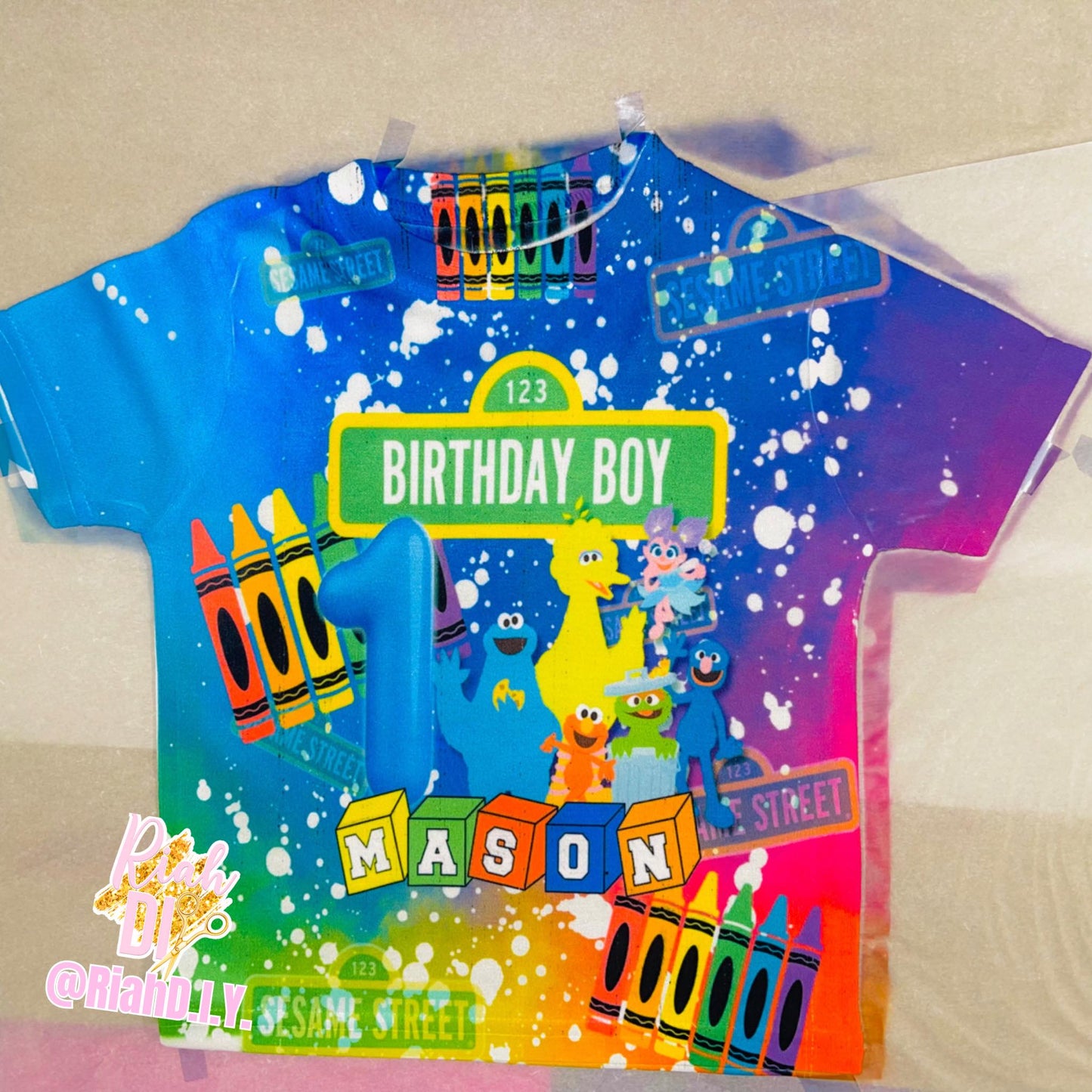 Camiseta juvenil de cumpleaños estilo 3D