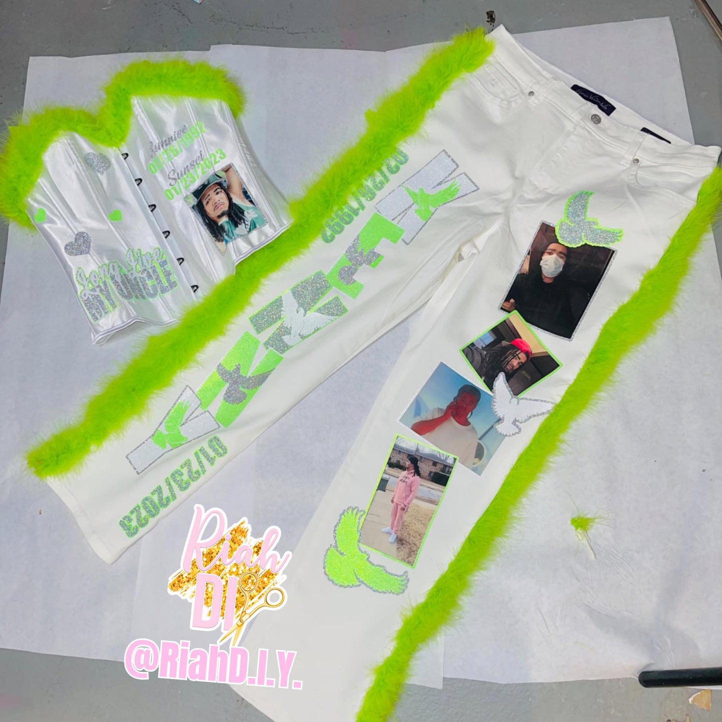 Conjunto de corsé conmemorativo
