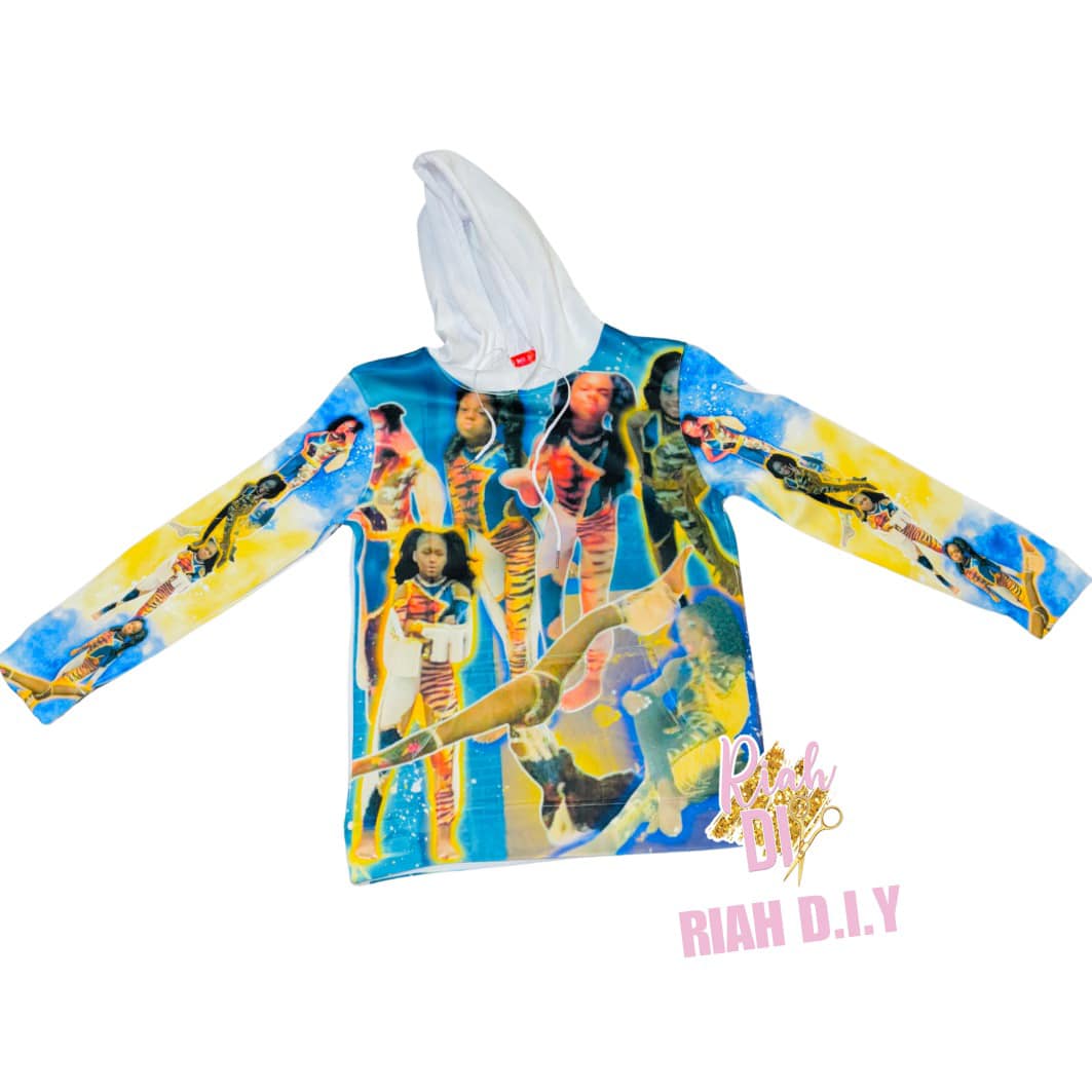 Sudadera con capucha 3D para adultos