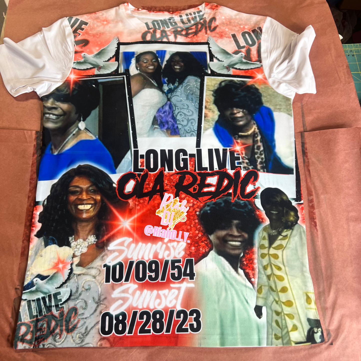 Camiseta conmemorativa 3D para adultos