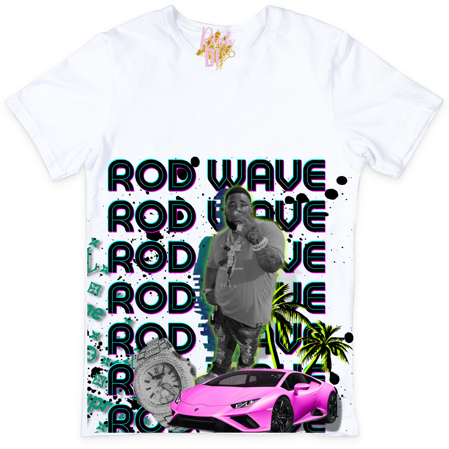 Camisetas gráficas Rod Wave
