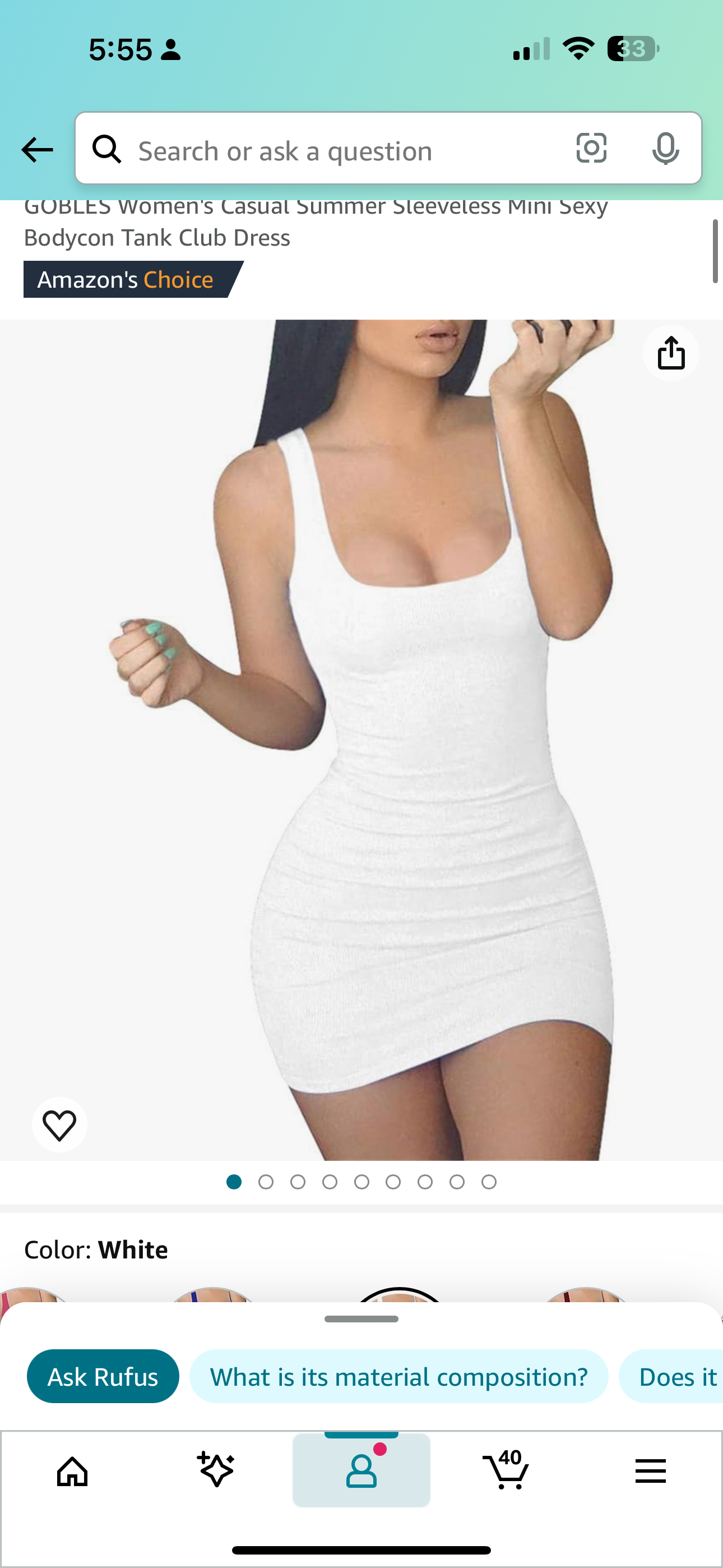 Vestido 3D para adultos