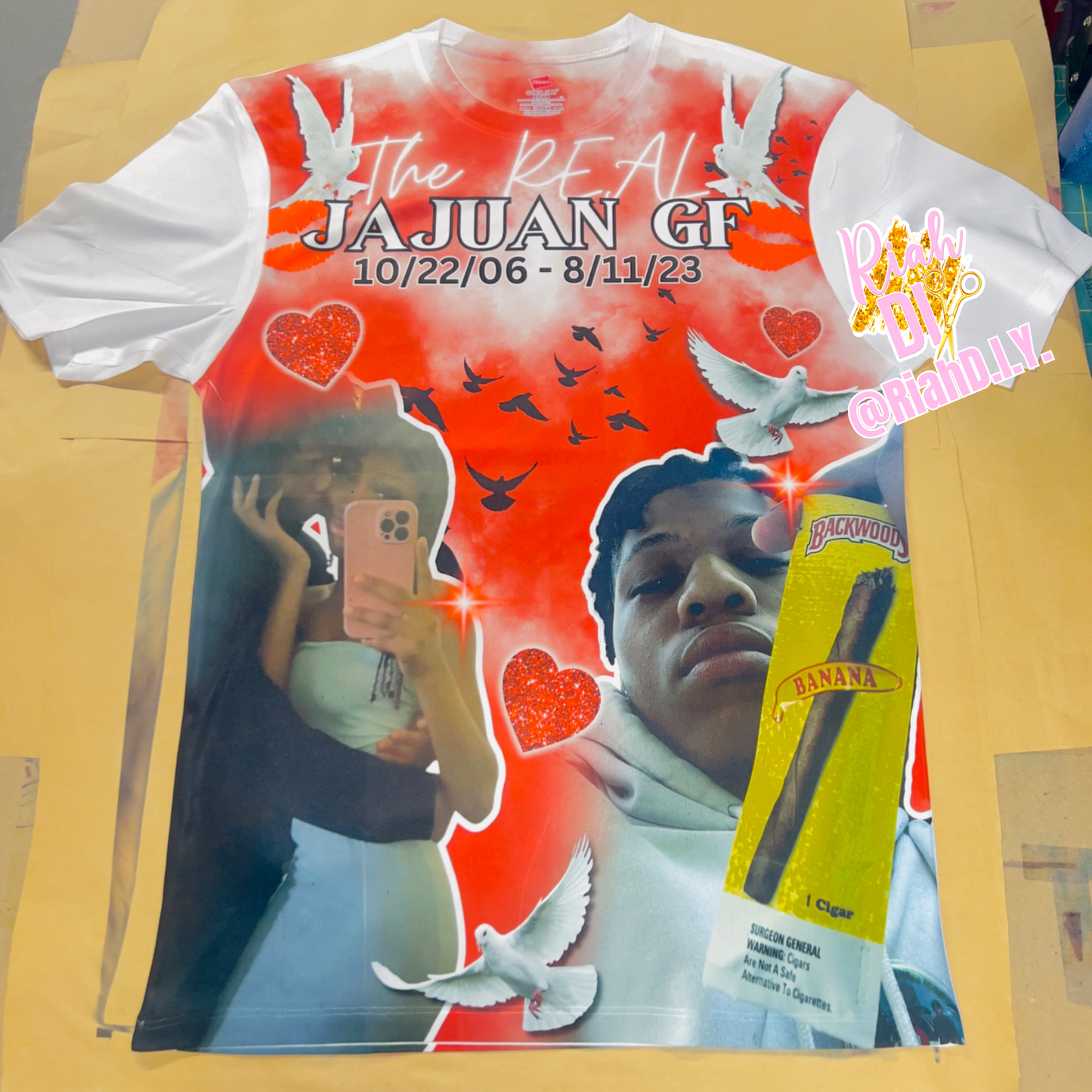 Camiseta conmemorativa 3D para adultos