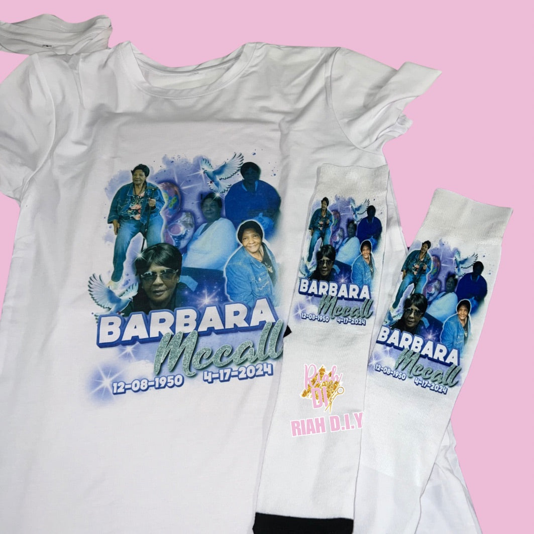 Camiseta conmemorativa de estilo gráfico