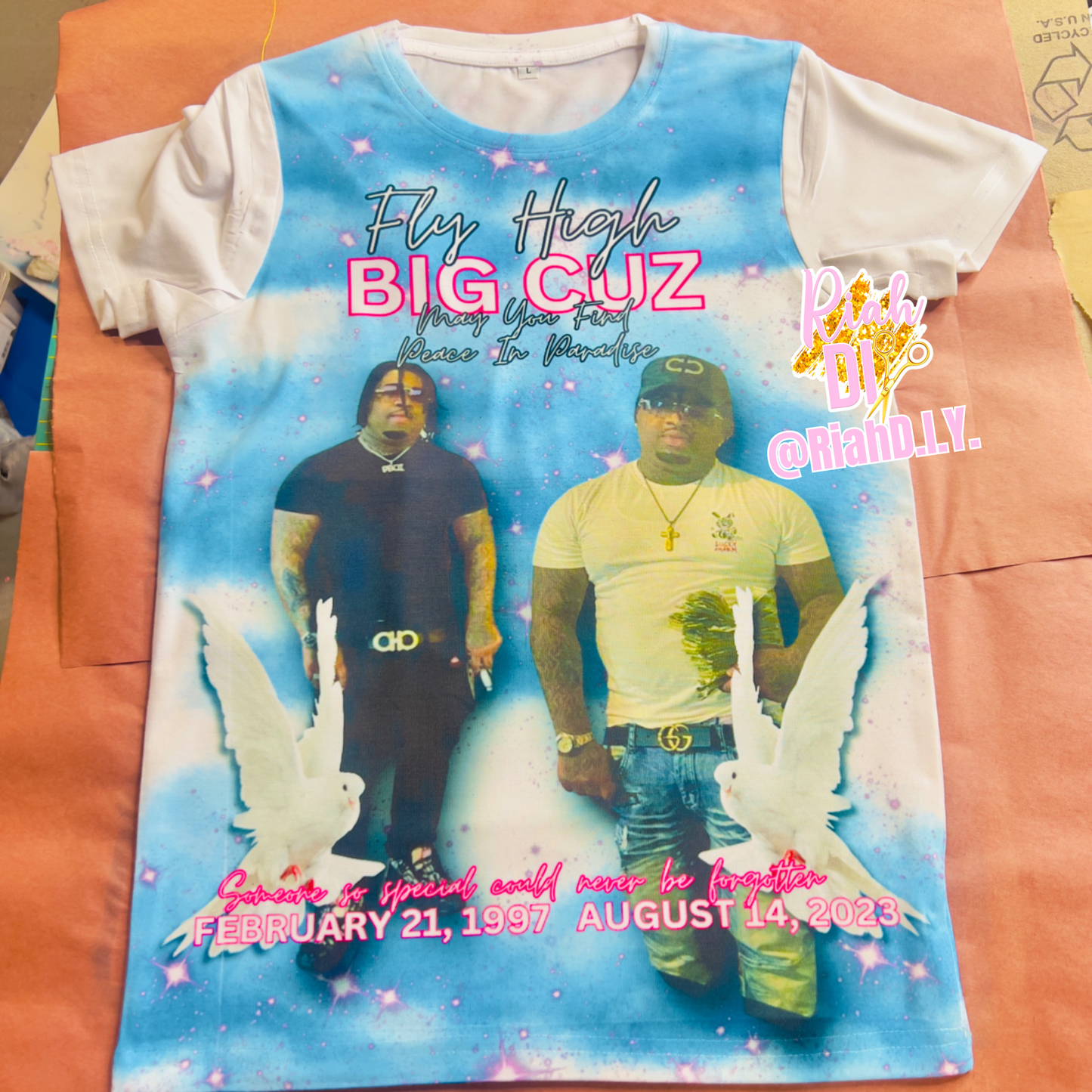 Camiseta conmemorativa 3D para adultos