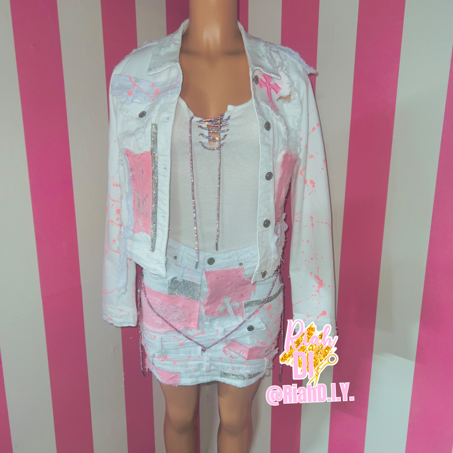 Conjunto de mezclilla Distress Me