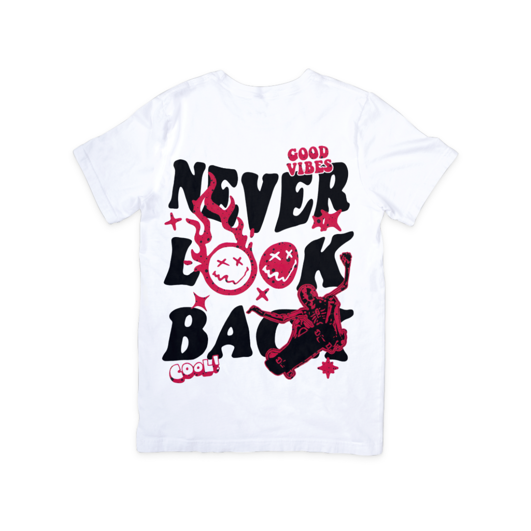 Never Look Back Red Cement 4 Sneaker Match Tee