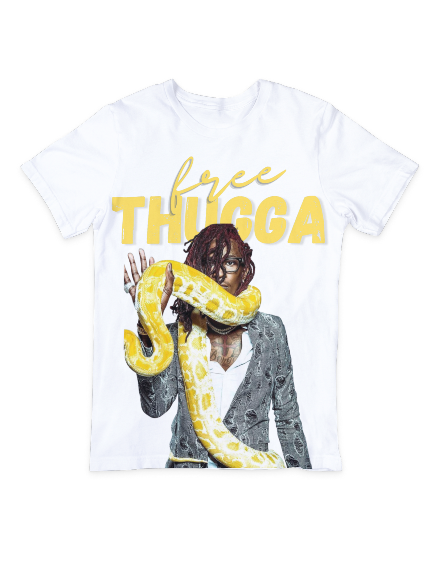 Free Thugga Snake Graphic tee