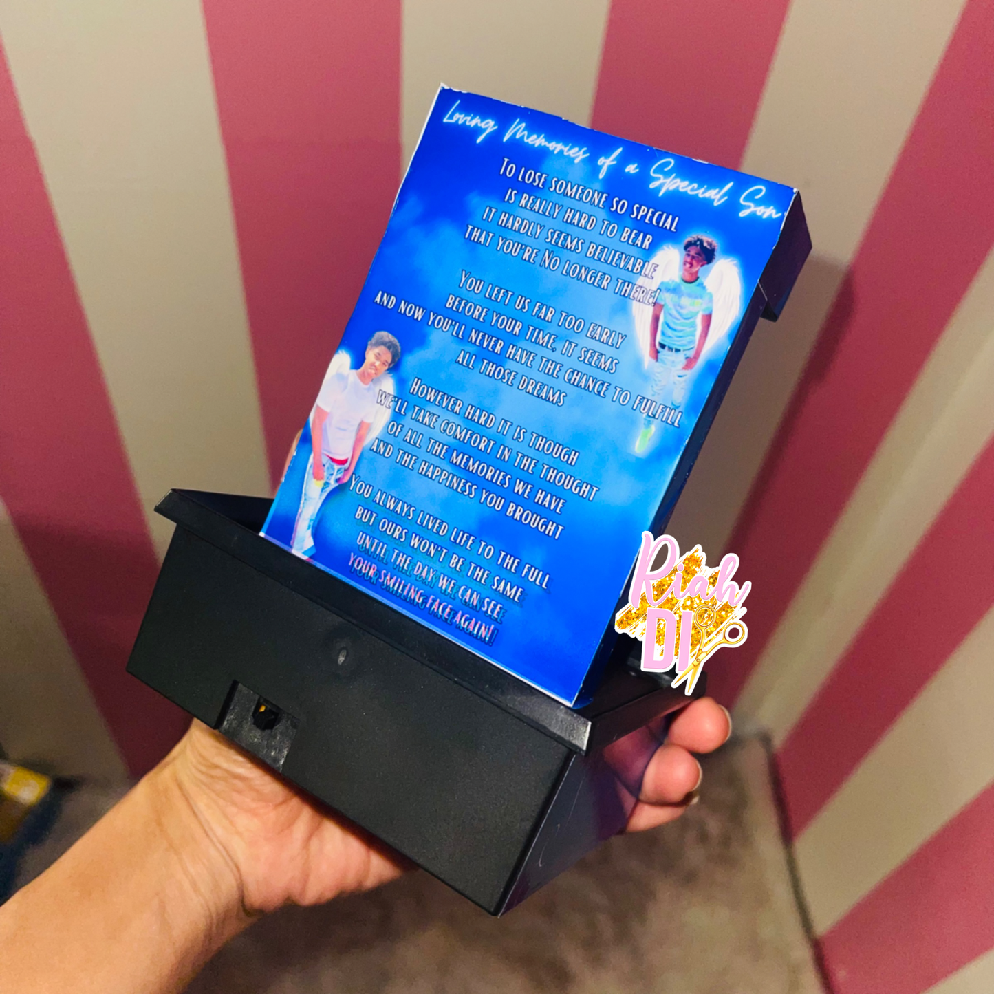 Fuente de agua personalizada