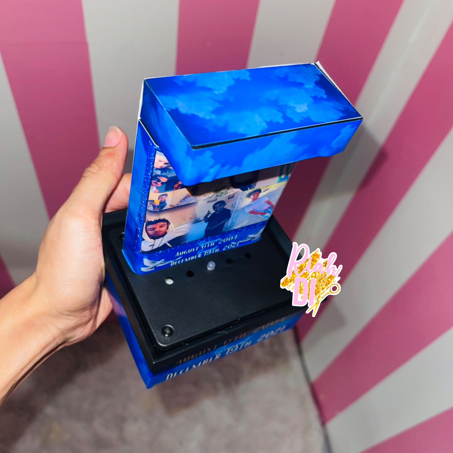 Fuente de agua personalizada