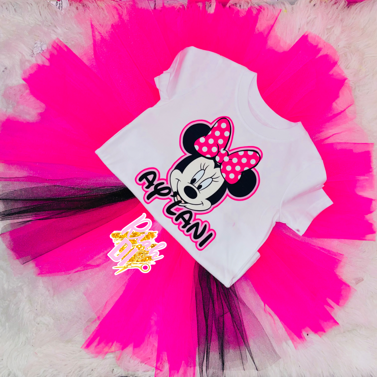 Conjunto de tutú de estilo libre de Minnie Mouse