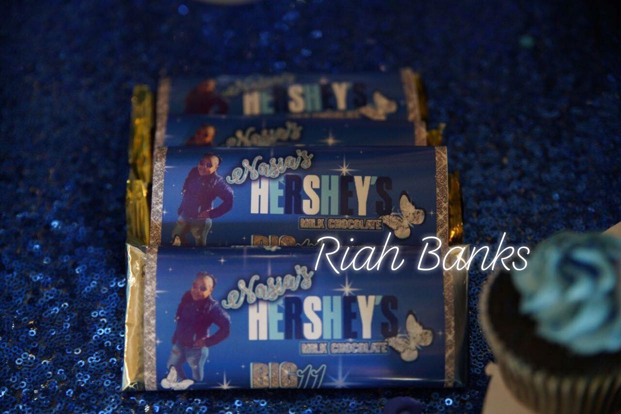 Barras de Hershey personalizadas