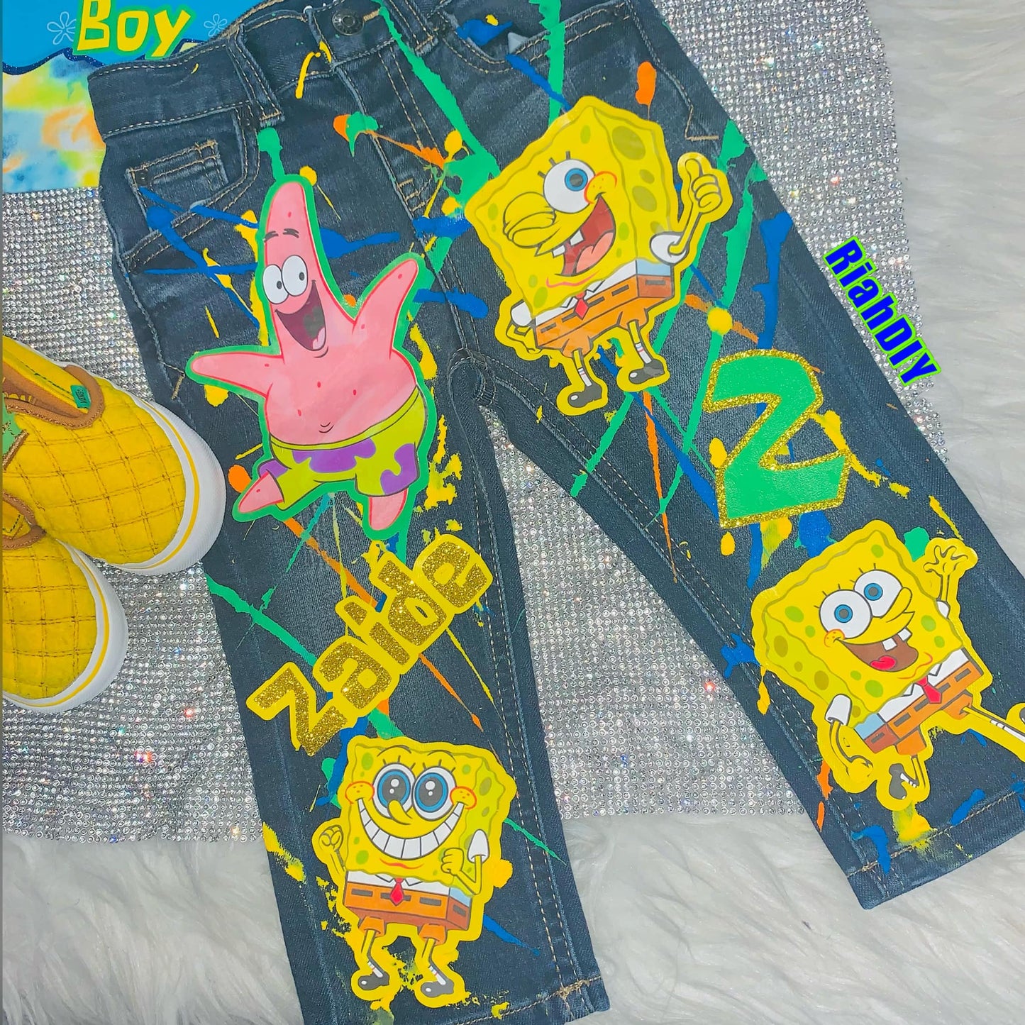 Conjunto de pantalón/short/falda de cumpleaños