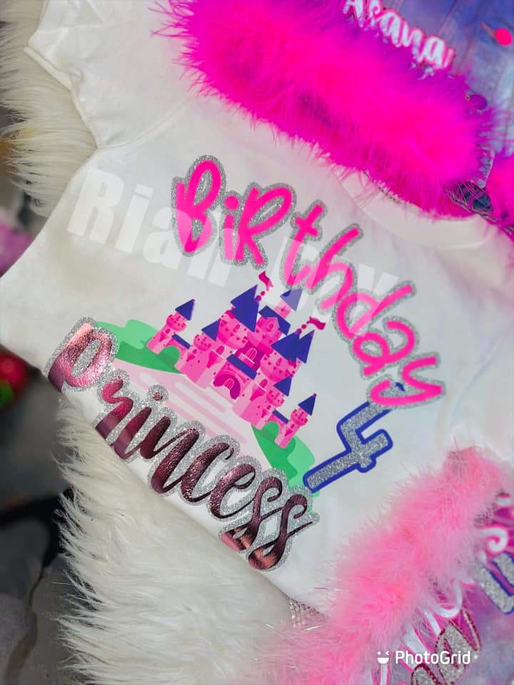 Conjunto de chaqueta y pantalón vaquero para niña