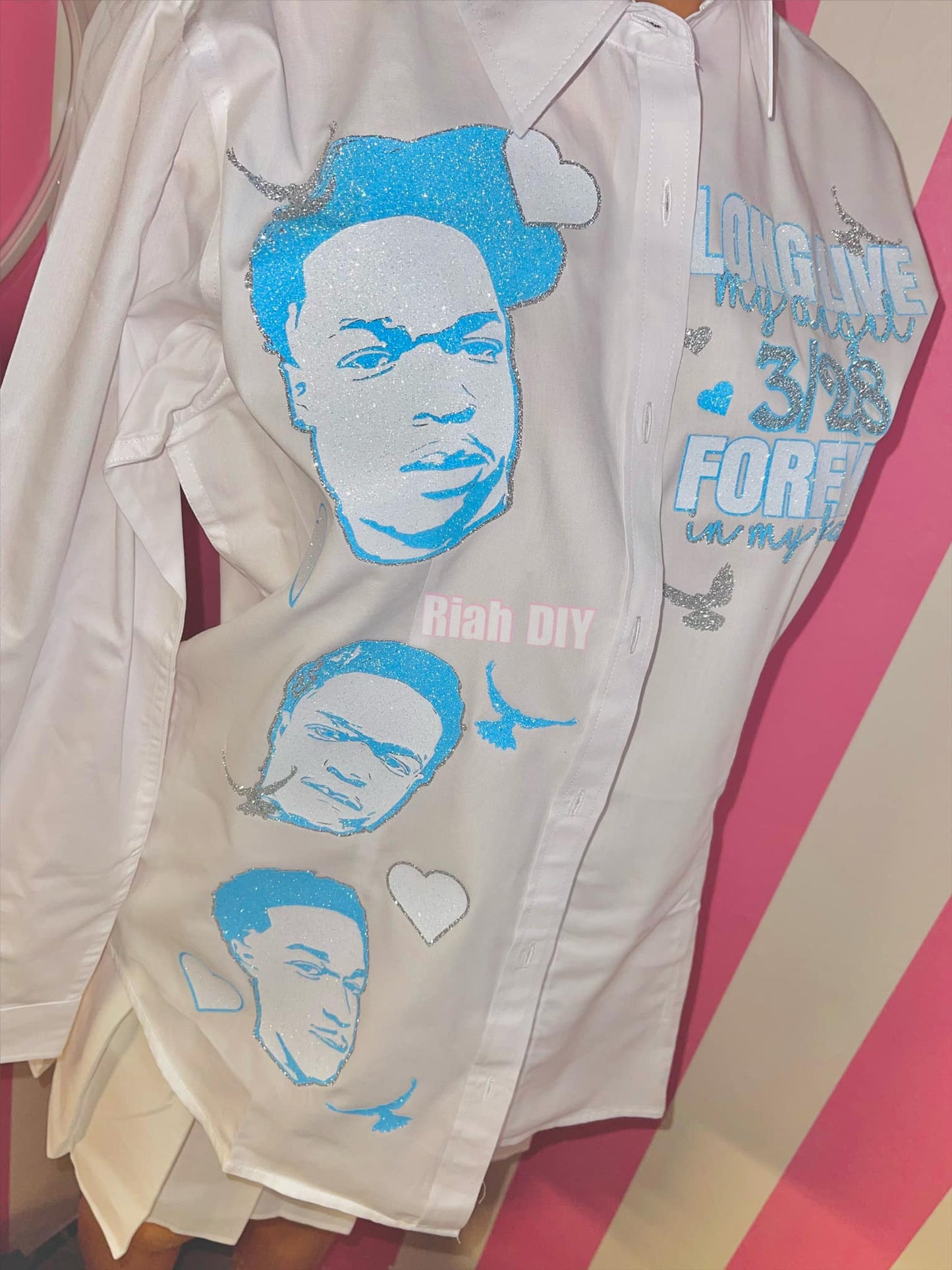 Camisa con botones de 3 caras