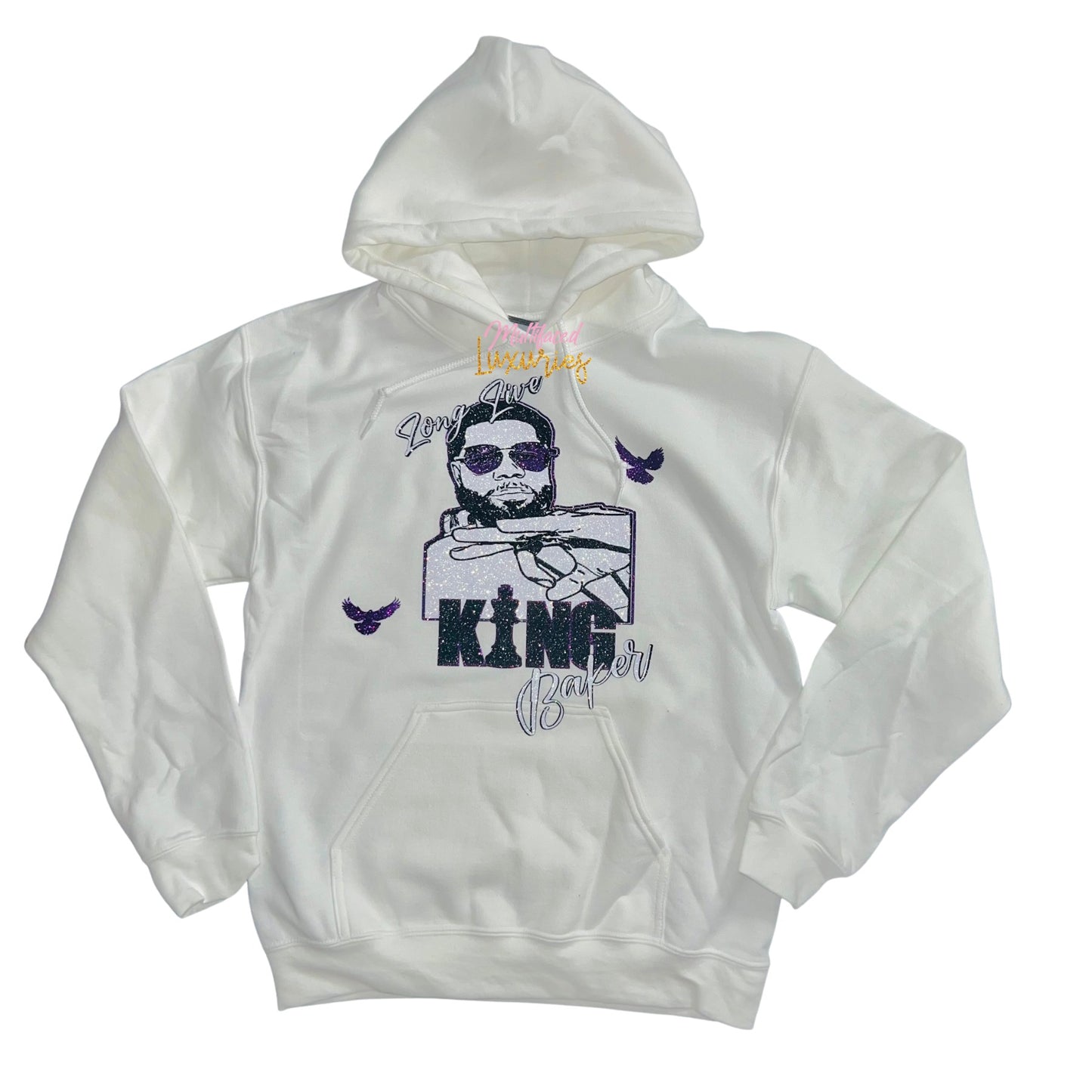 Sudadera con capucha Rey/Reina