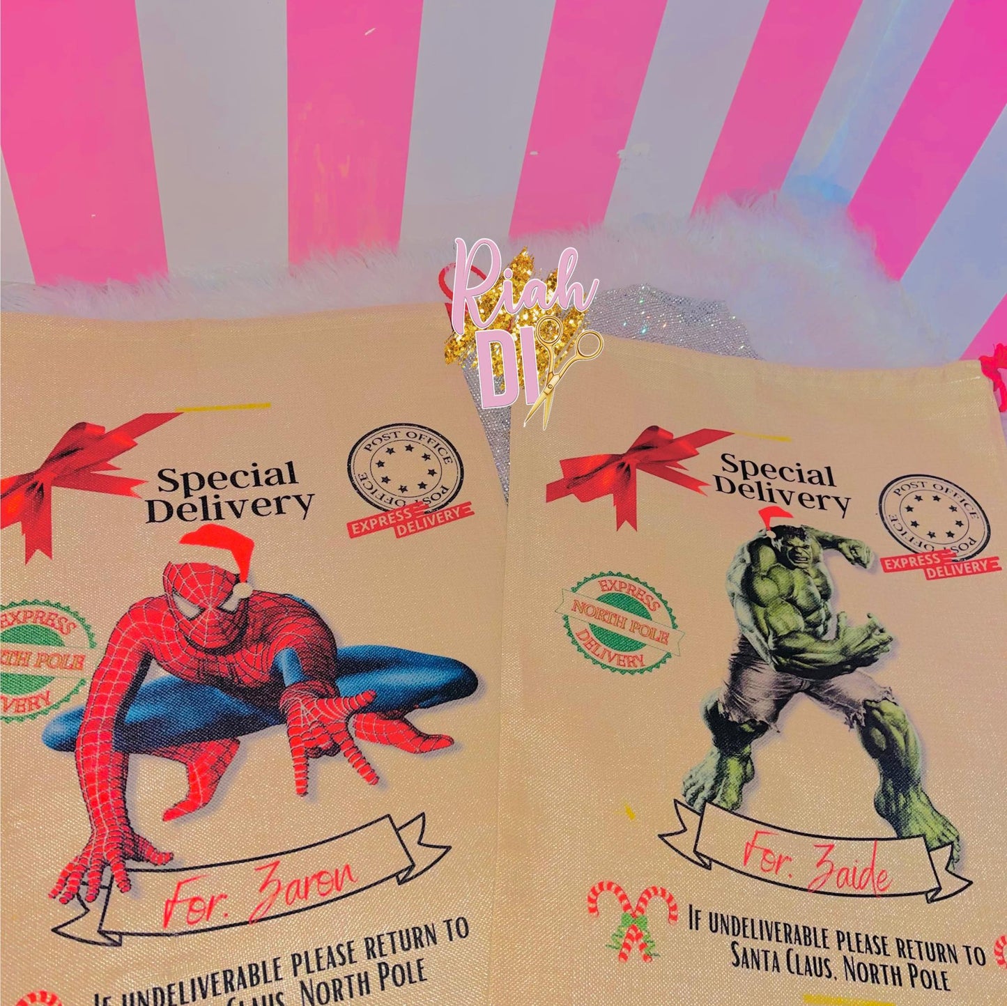 Personalized Santa Sacks