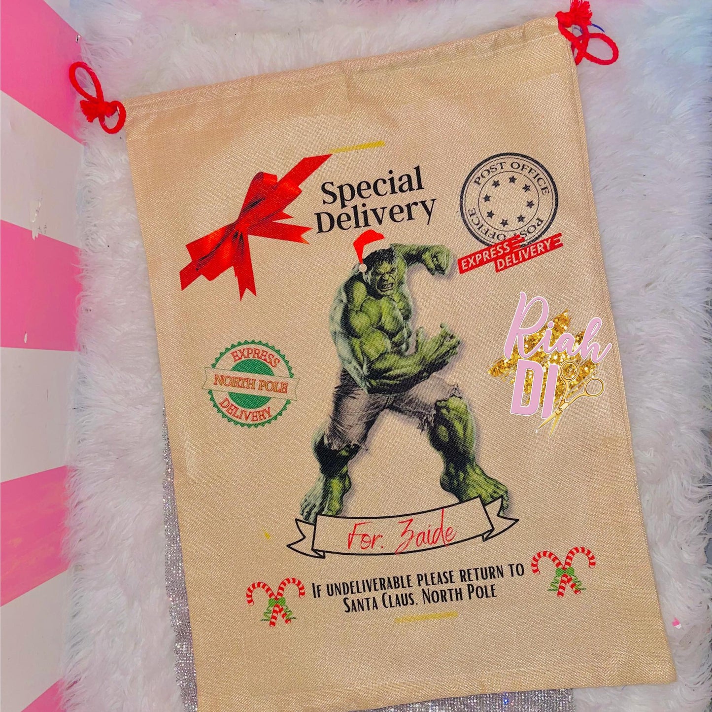 Personalized Santa Sacks