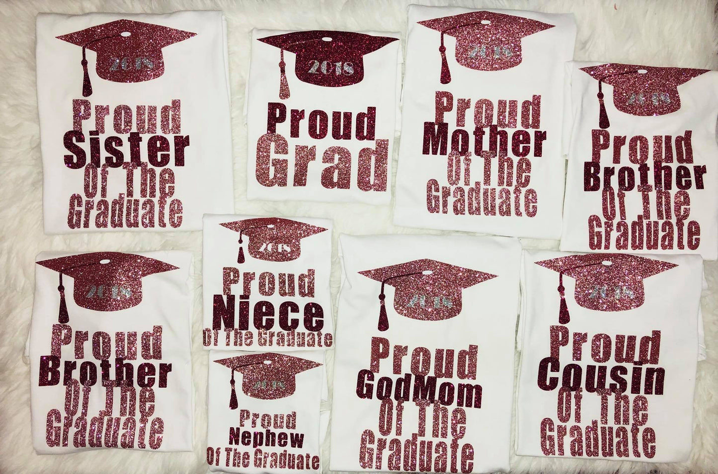 Camisetas sencillas de graduación