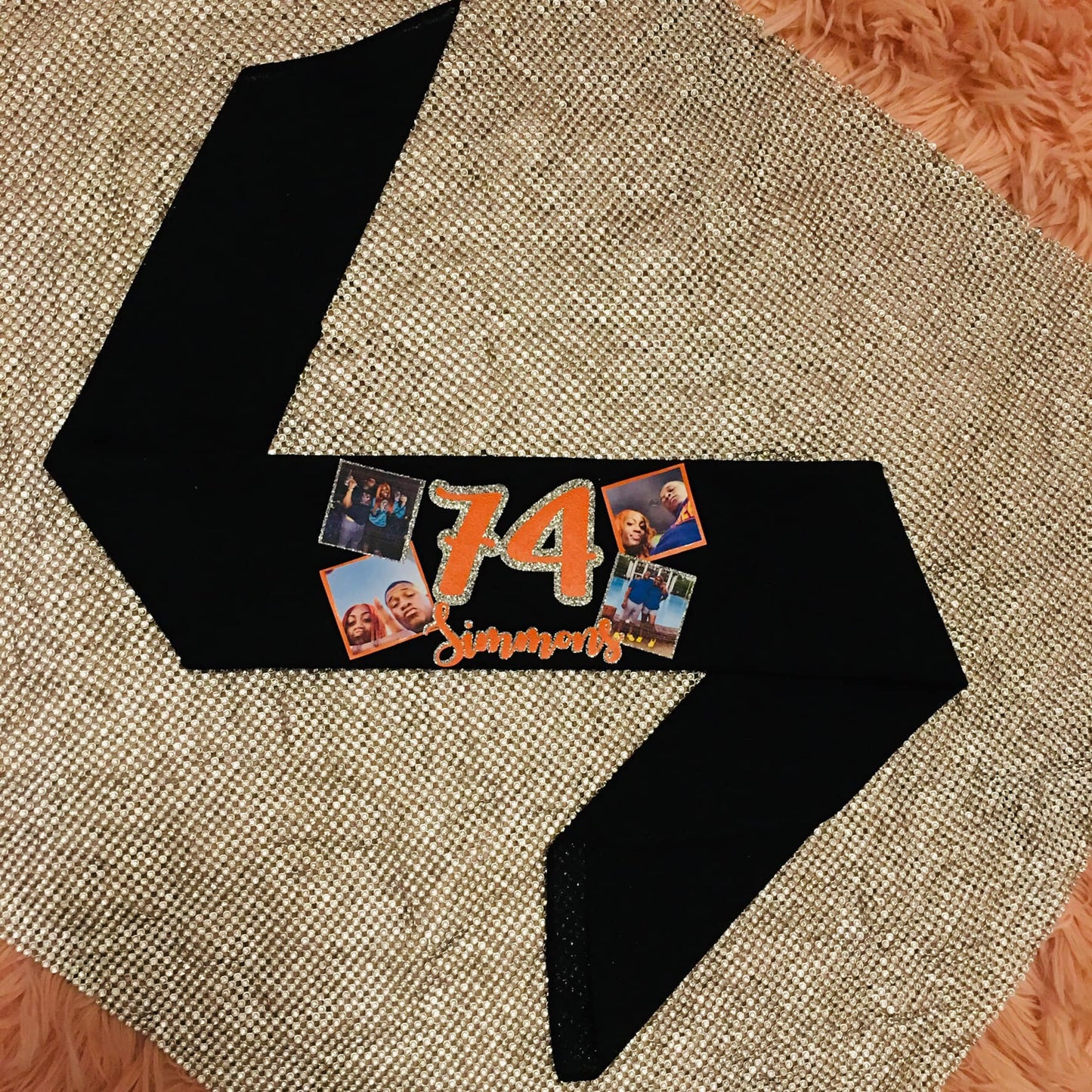 Bandana de novia futbolera