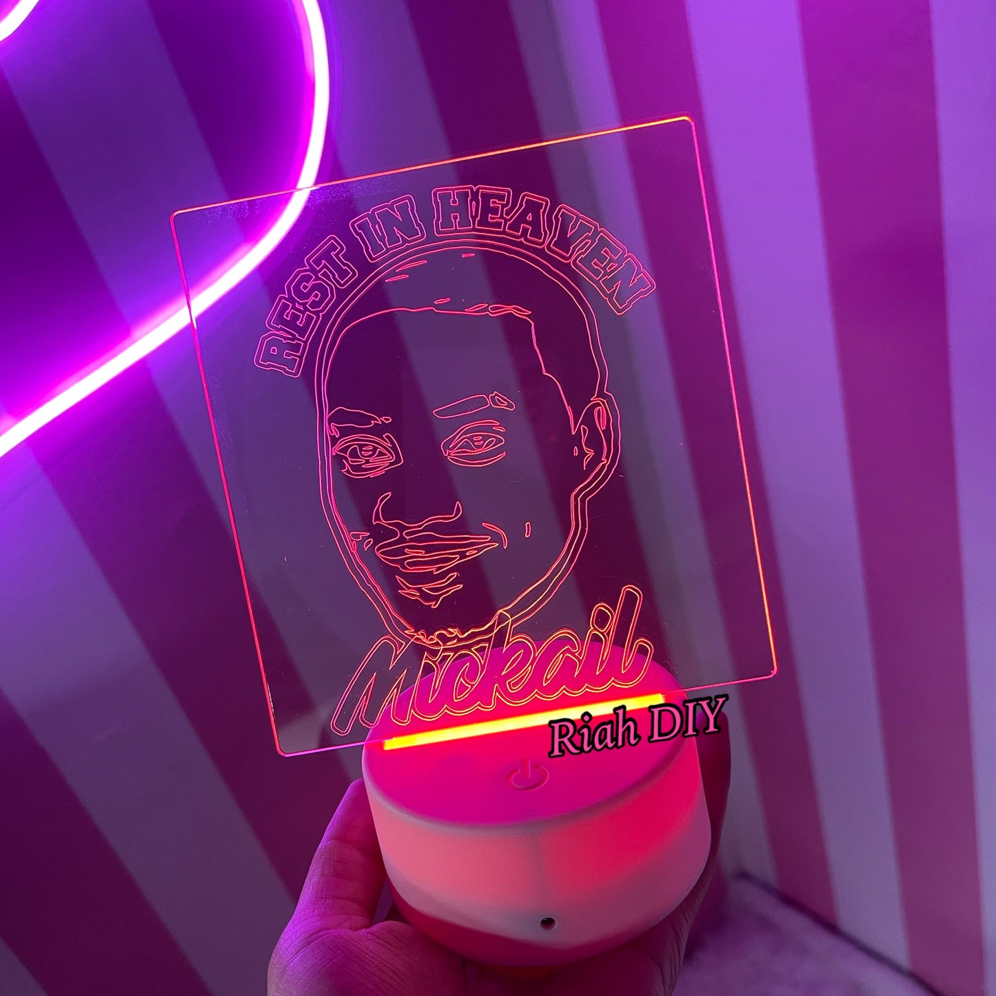 Placa LED grabada