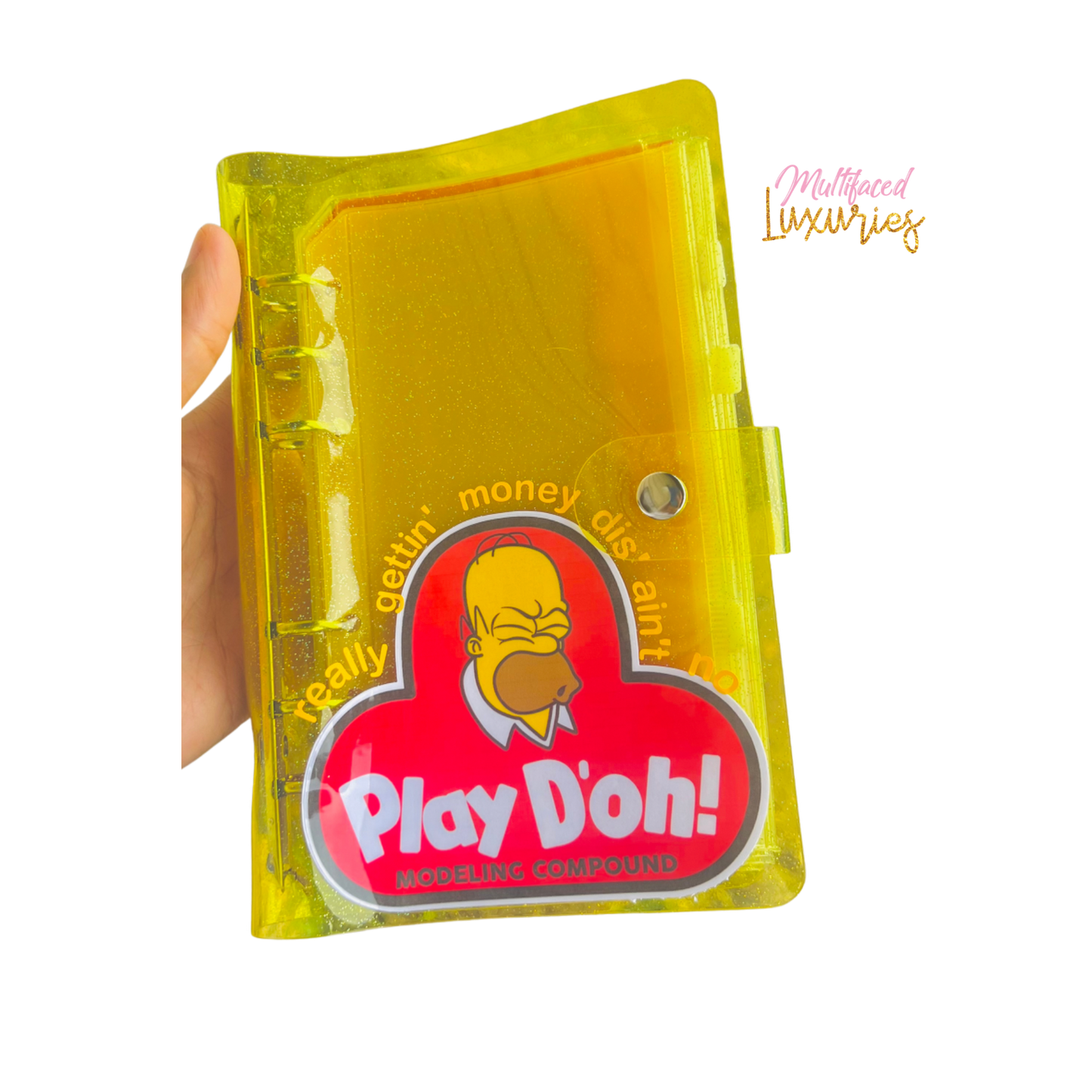 Homer D’oh Really Gettin Money” Vinyl Budget Binder
