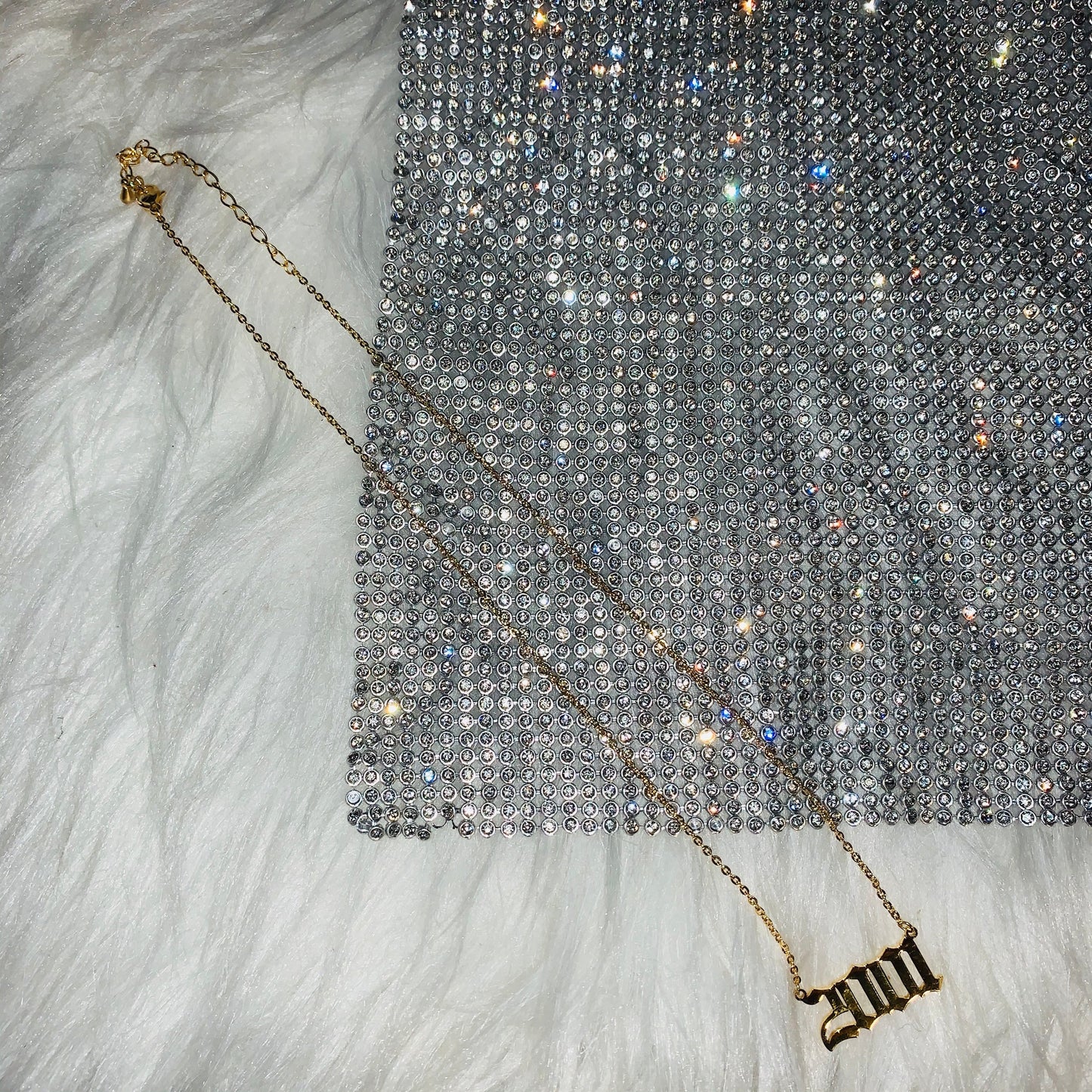 Collar de acero inoxidable con año