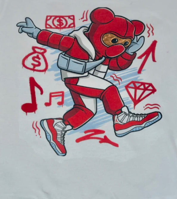 Impresión por sublimación de Hip Hop Bear Cherry 11