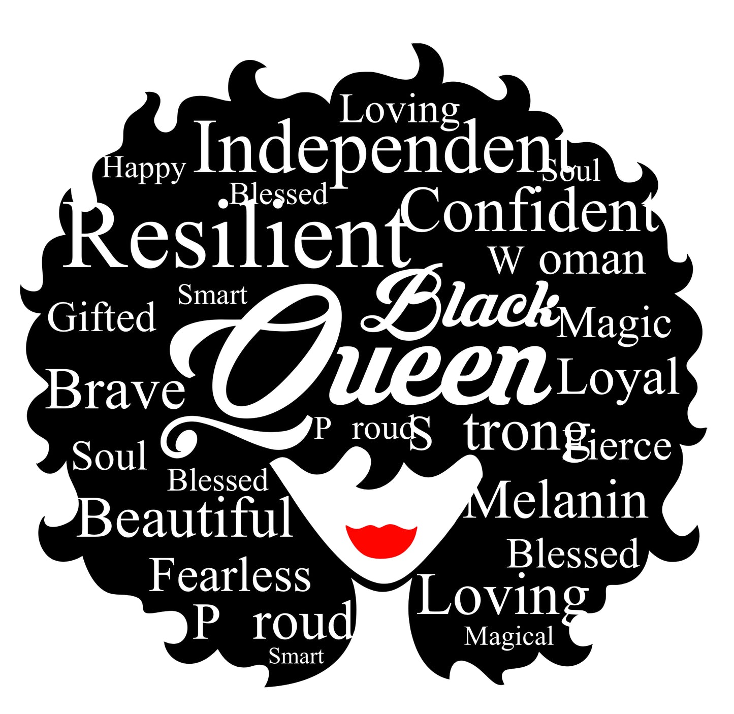 Mujer afro SVG