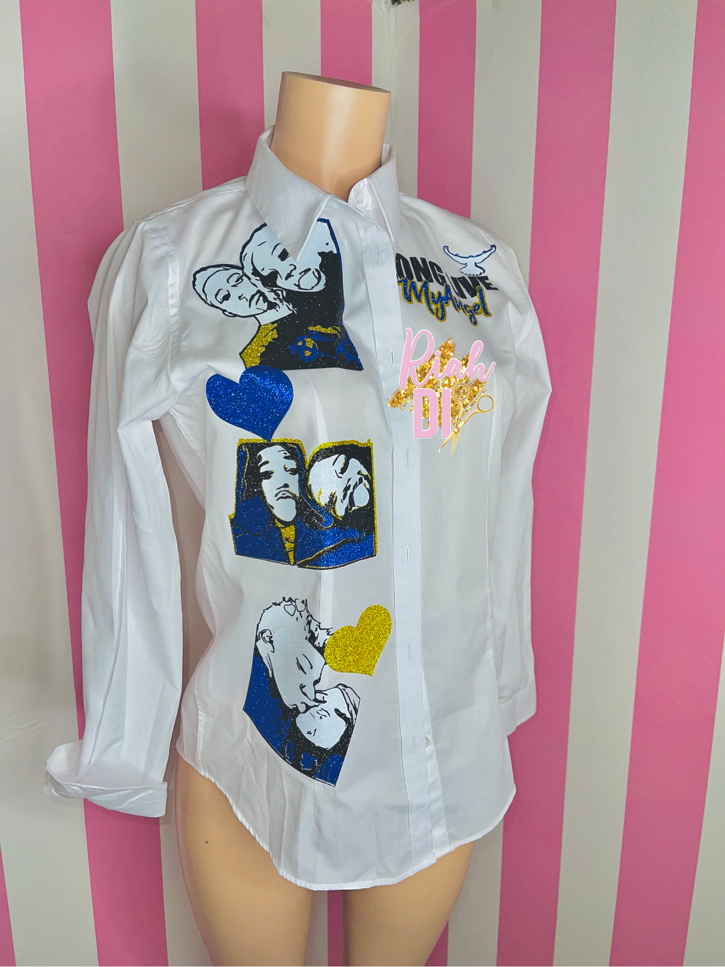 Camisa con botones de 3 caras