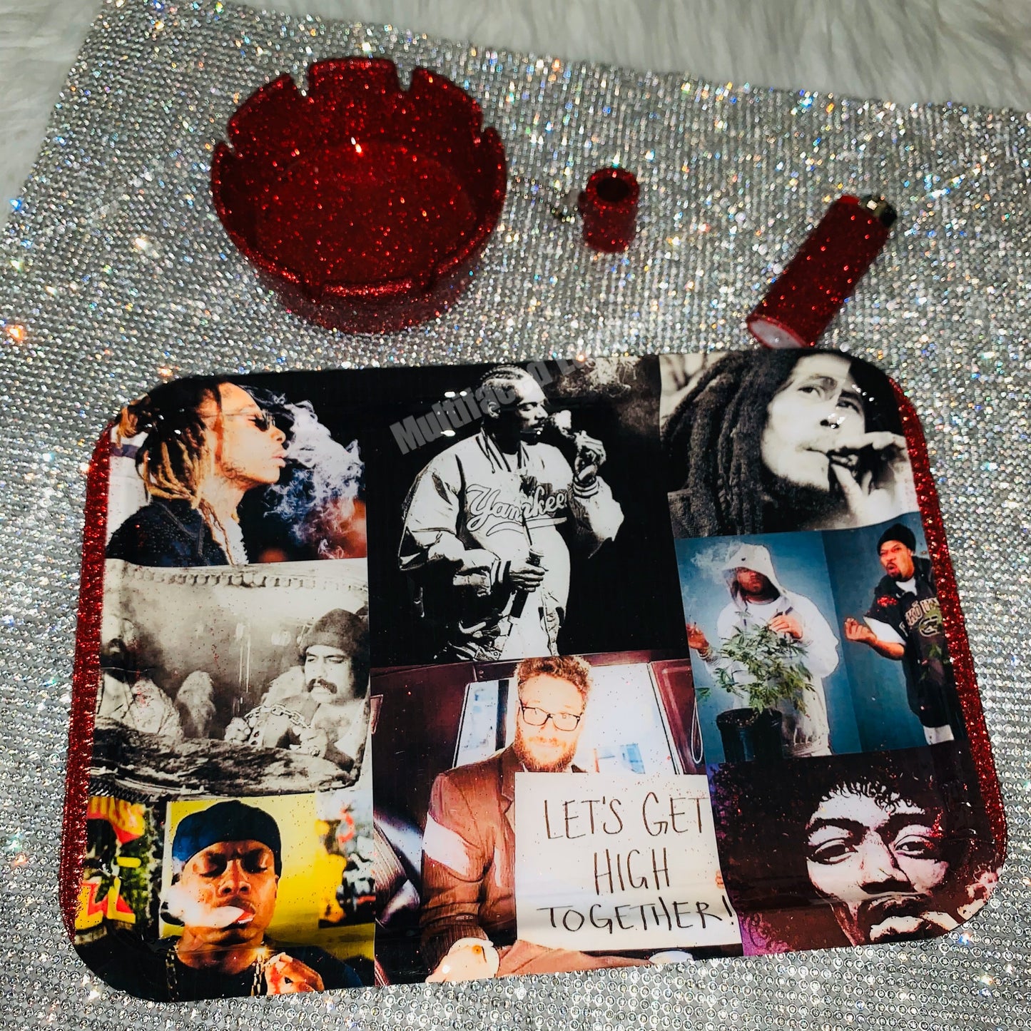 Rolling Tray Set