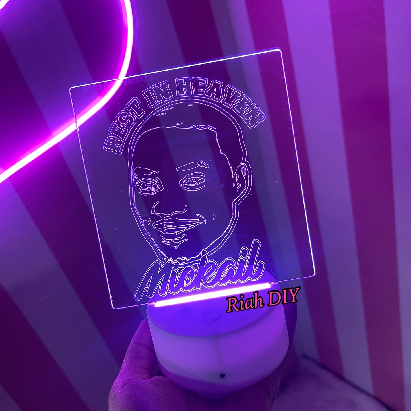 Placa LED grabada