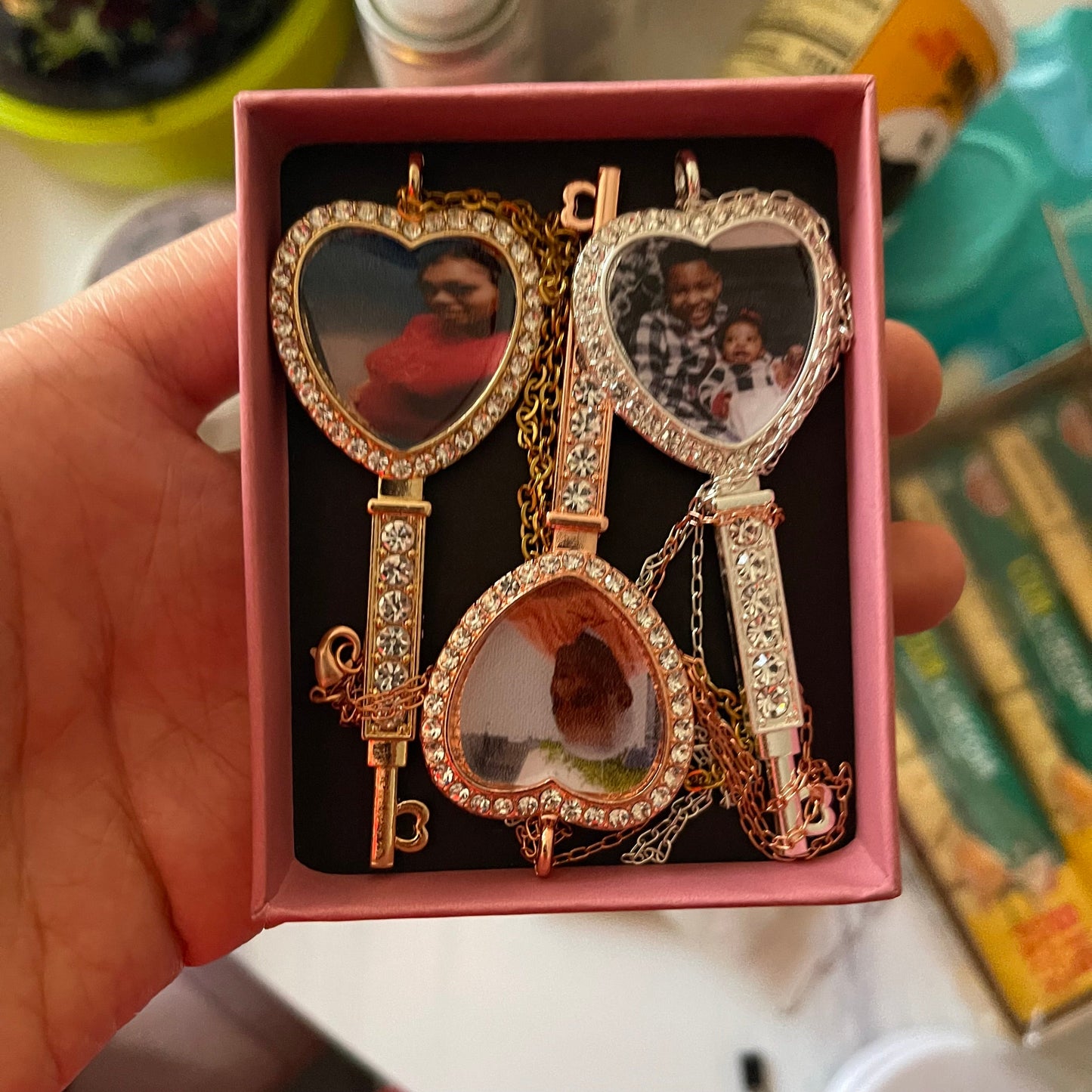 Cadena colgante "Llave a mi corazón"