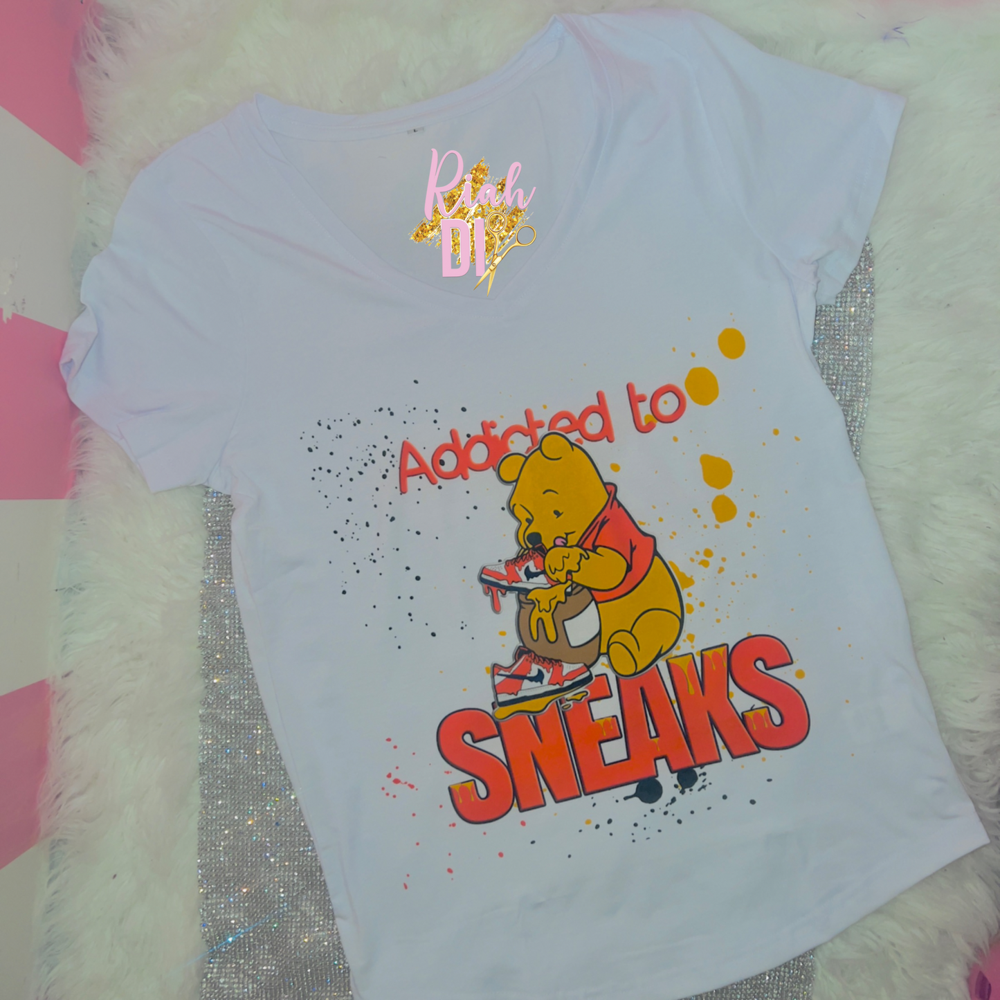 Addicted to Sneaks Pooh Halloween Dunks Tee