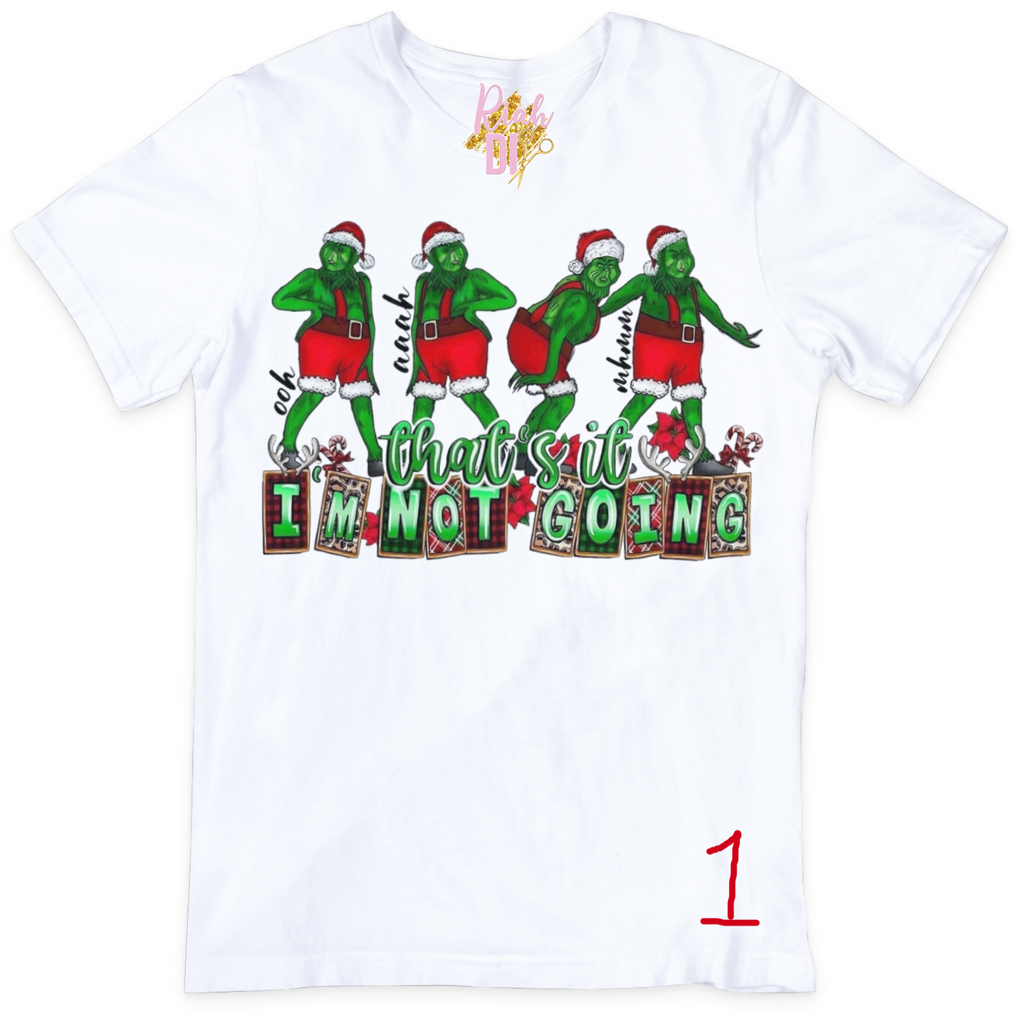 Camiseta gráfica "Eso es todo, no voy a ir"