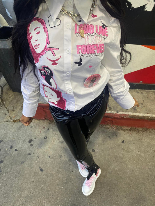 Camisa con botones de 3 caras