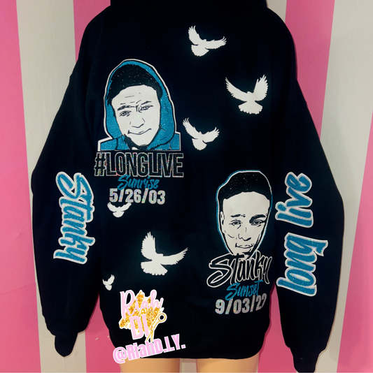Sudadera con capucha "2 Faced" 