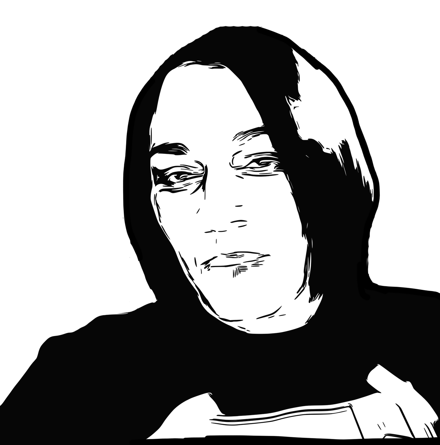 Haz que Riah haga un archivo de cara con brillantina