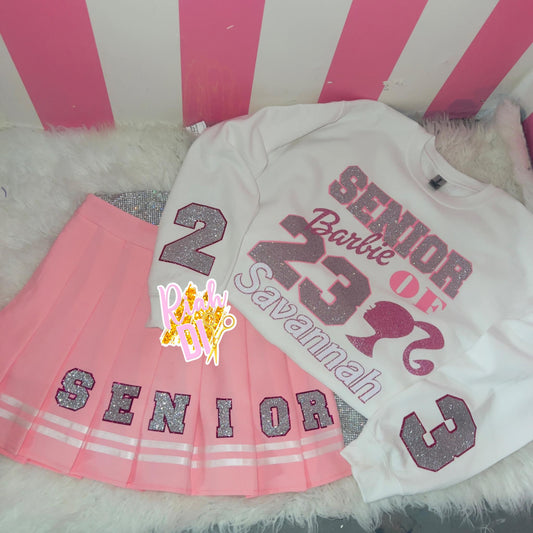 Conjunto de Barbie Senior con FALDA SENIOR