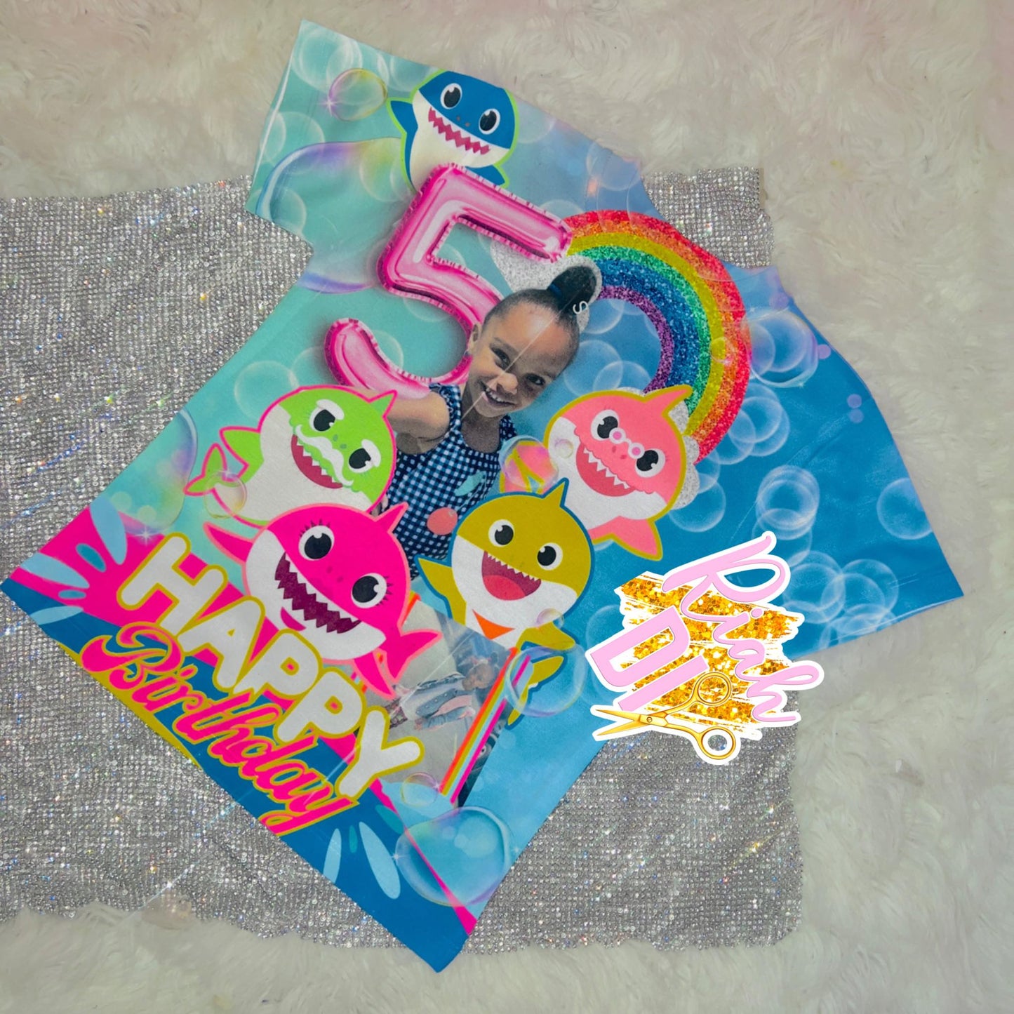 Camiseta juvenil de cumpleaños estilo 3D