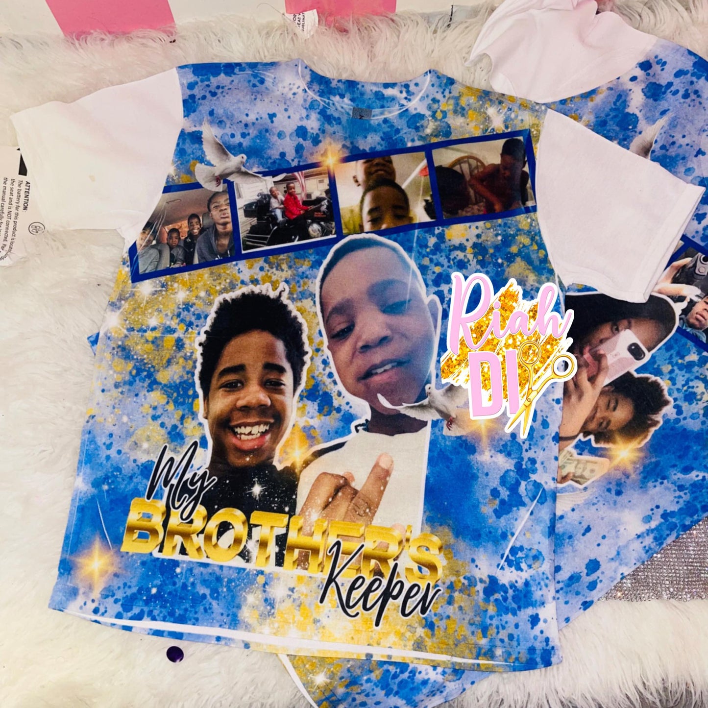 Camiseta conmemorativa 3D para niños