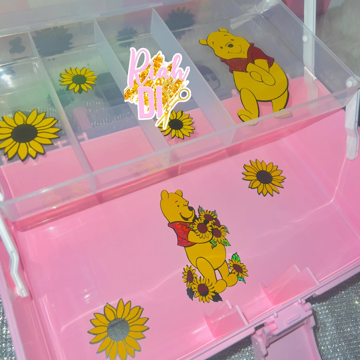 Caja de accesorios para el cabello de niñas