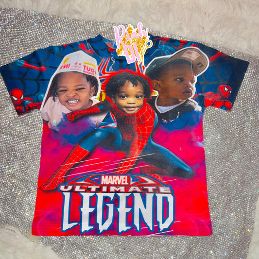 Camiseta juvenil de cumpleaños estilo 3D