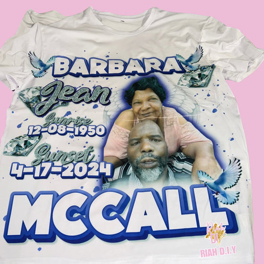 Camiseta conmemorativa de estilo gráfico