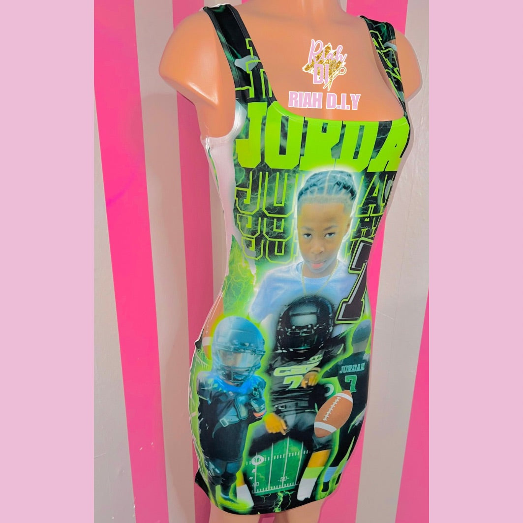 Vestido 3D para adultos 