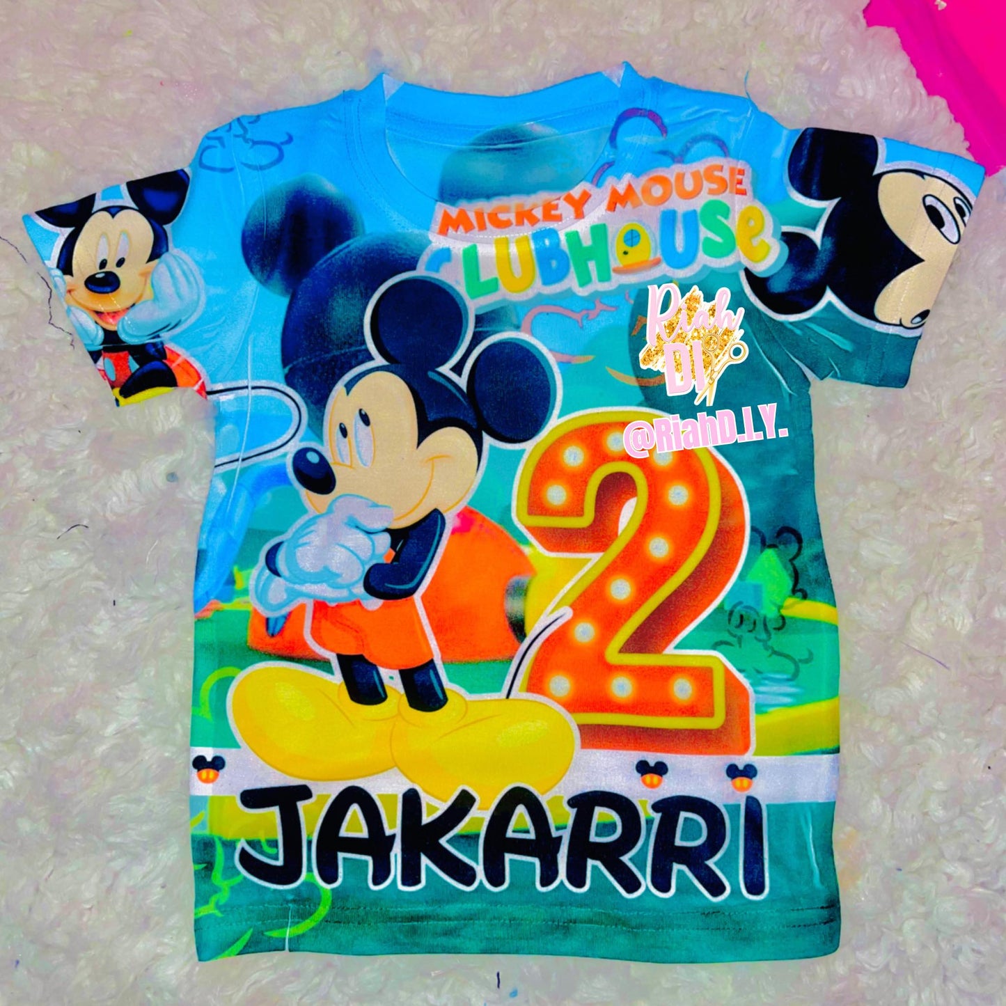 Camiseta juvenil de cumpleaños estilo 3D
